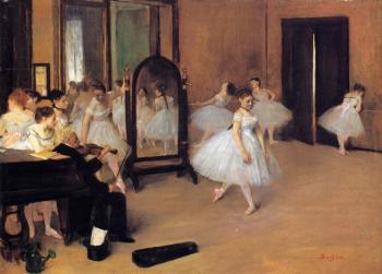 Edgar Degas : Dance Class III